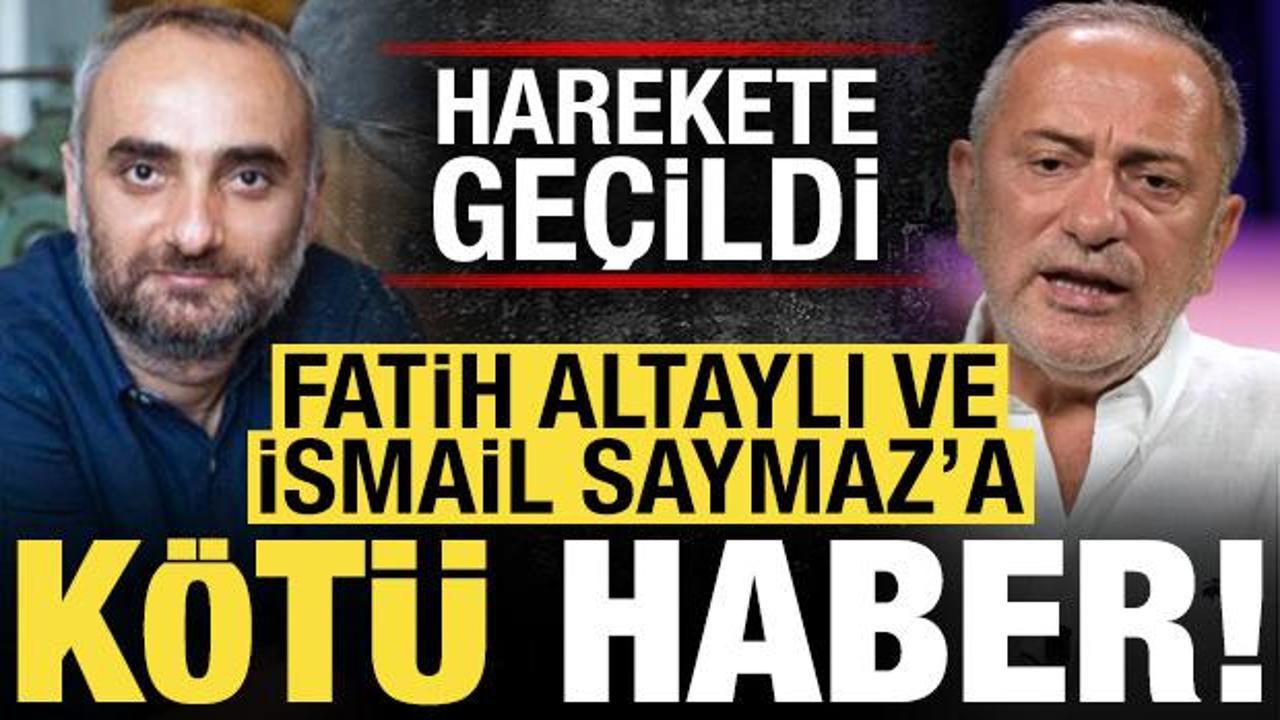 Son dakika: Fatih Altaylı ve İsmail Saymaz'a k&ouml;t&uuml; haber! Soruşturma a&ccedil;ıldı...