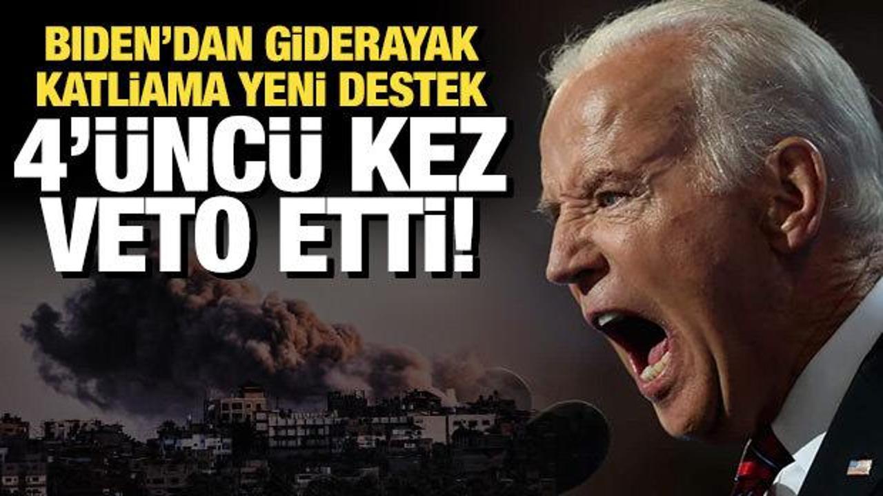 Son dakika haberi: ABD, Gazze tasarısını 4. kez veto etti