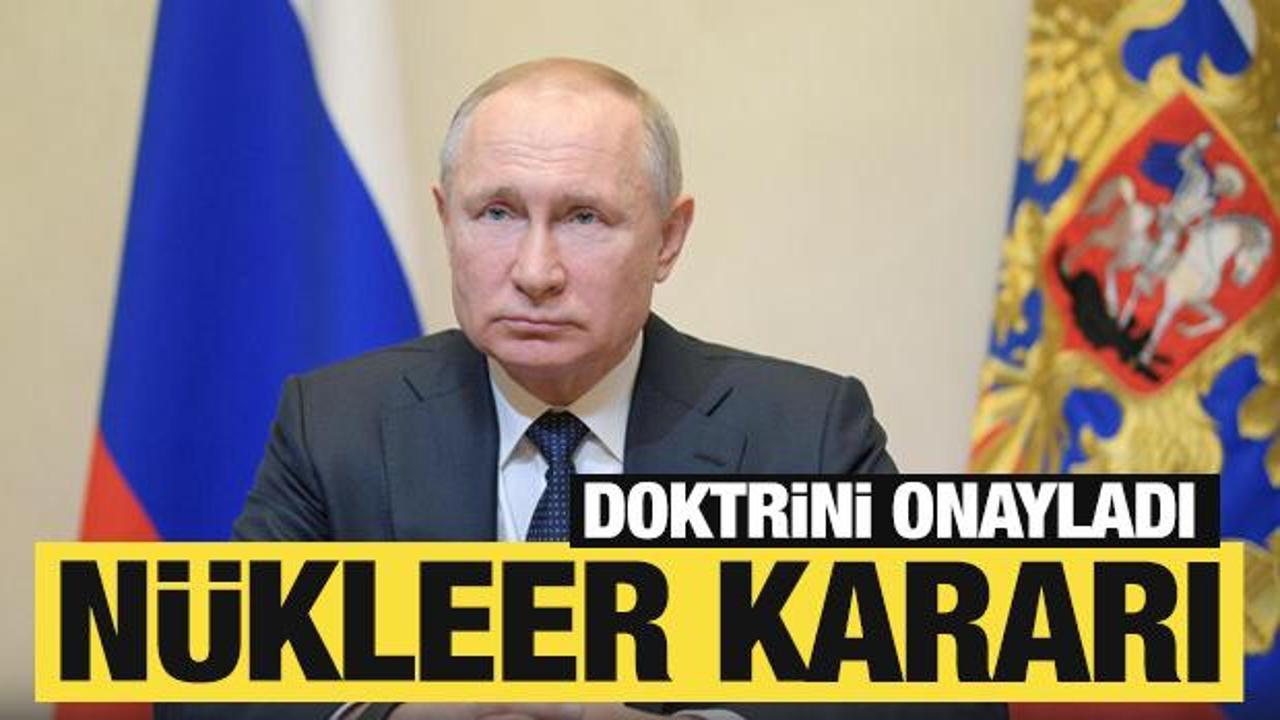 Son dakika: Rusya'dan korkutan nükleer karar! Doktrin onaylandı