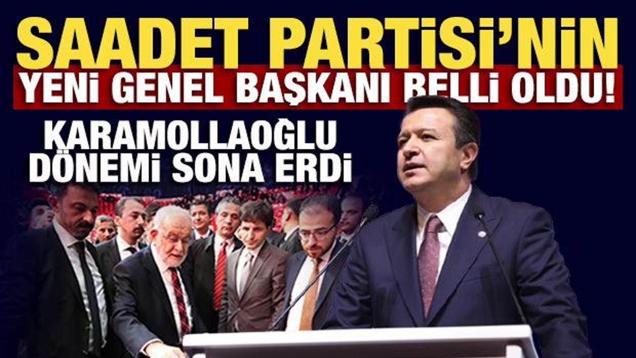 Son Dakika: Saadet Partisi'nin yeni genel başkanı belli oldu!