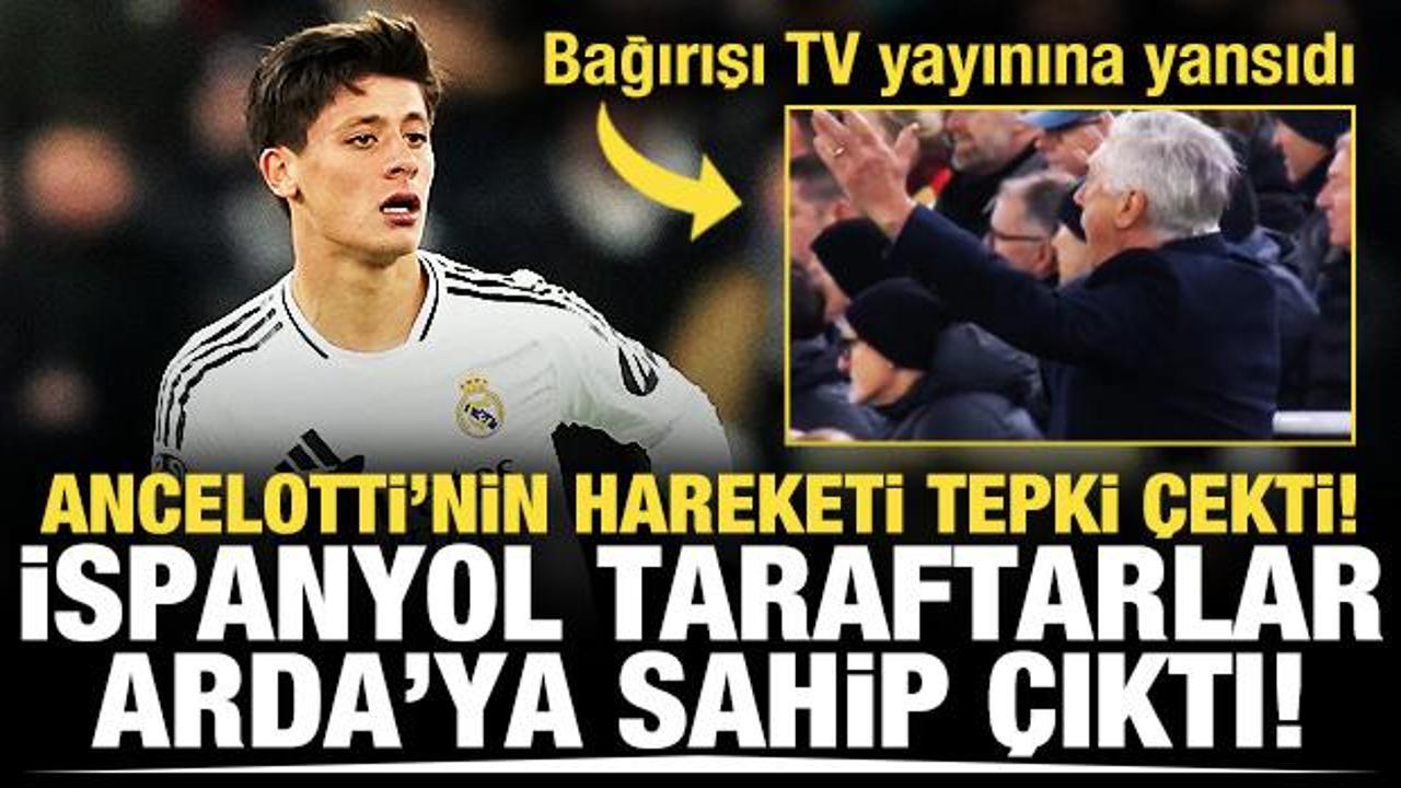 Ancelotti'nin Arda G&uuml;ler isyanına tepki yağdı!