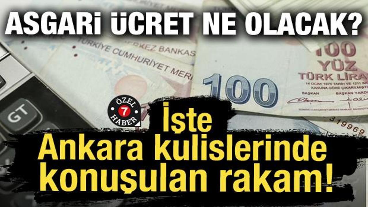 Asgari ücret ne olacak? İşte Ankara kulislerinde konuşulan rakam! 