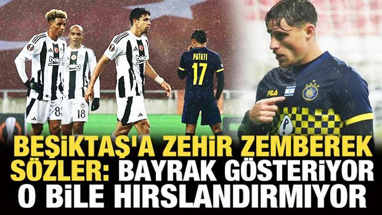 Beşiktaş'a zehir zemberek s&ouml;zler: Bayrak g&ouml;steriyor o bile hırslandırmıyor