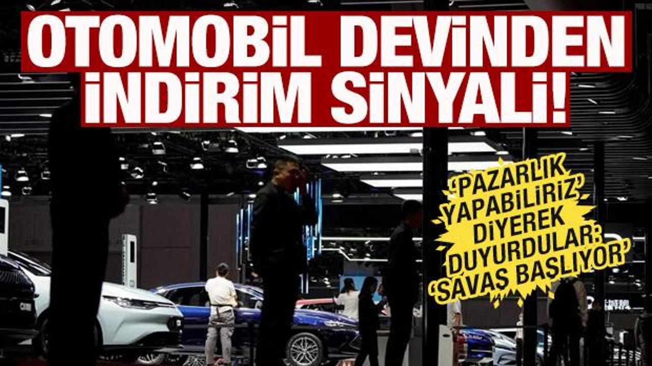 &Ccedil;inli BYD'den indirim sinyali! 'Pazarlık yapabiliriz'