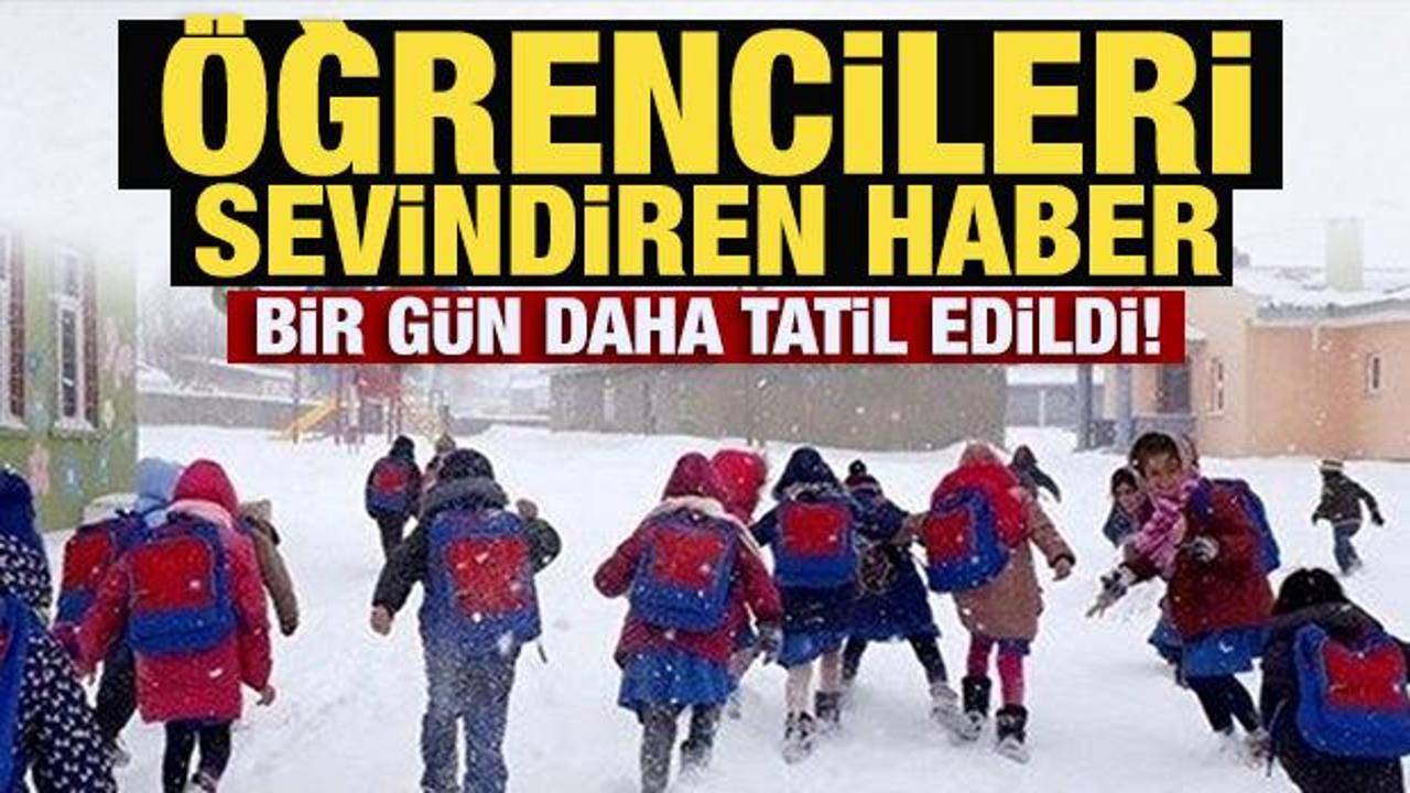 Kar tatili uzadı: İşte yarın tatil olan iller!