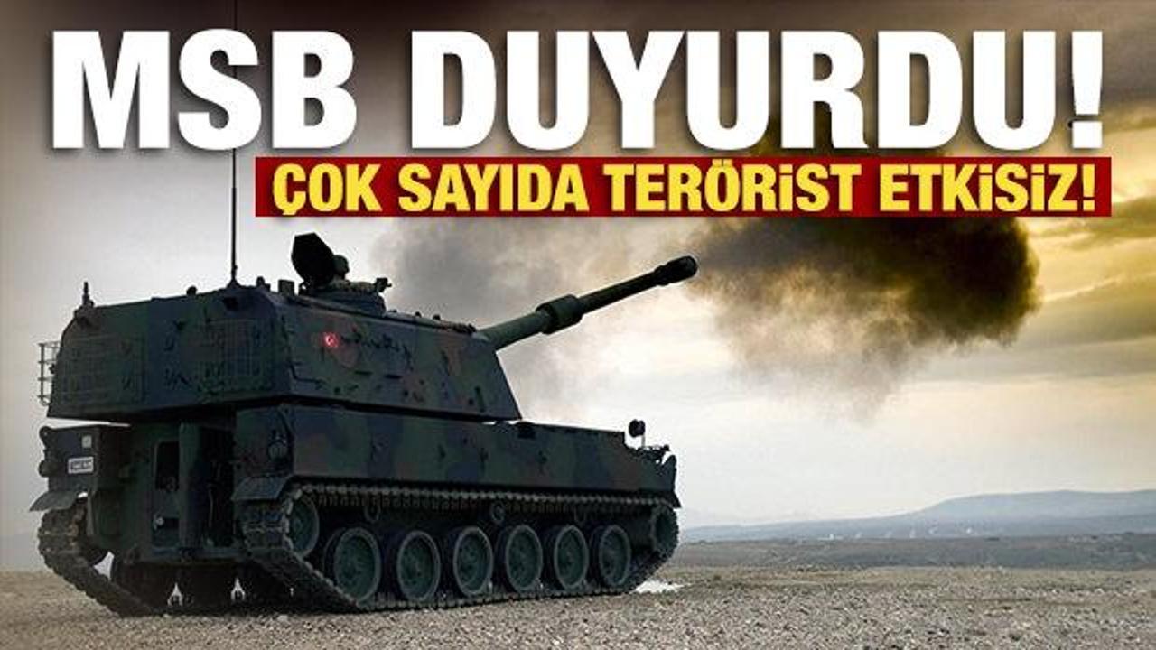 MSB duyurdu: 7 PKK/YPG’li terörist etkisiz hâle getirildi!