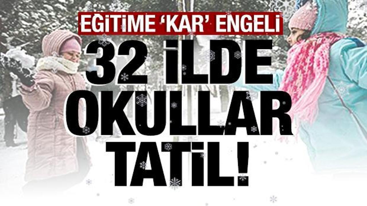 Son dakika... Bugün okul var mı? Açıklama geldi: Eğitime 'kar' engeli!