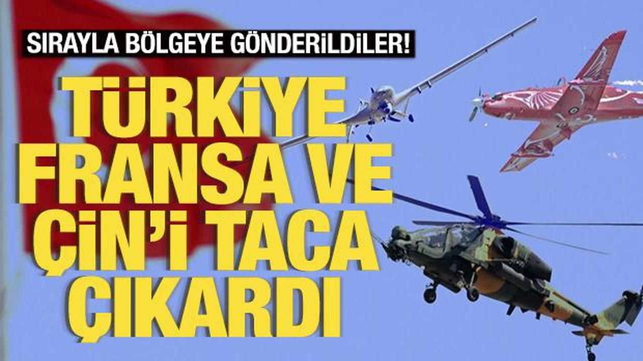 TB2'ler ATAK'lar HÜRKUŞ'lar bölgeye gönderildi! Çin ve Fransa taca çıktı