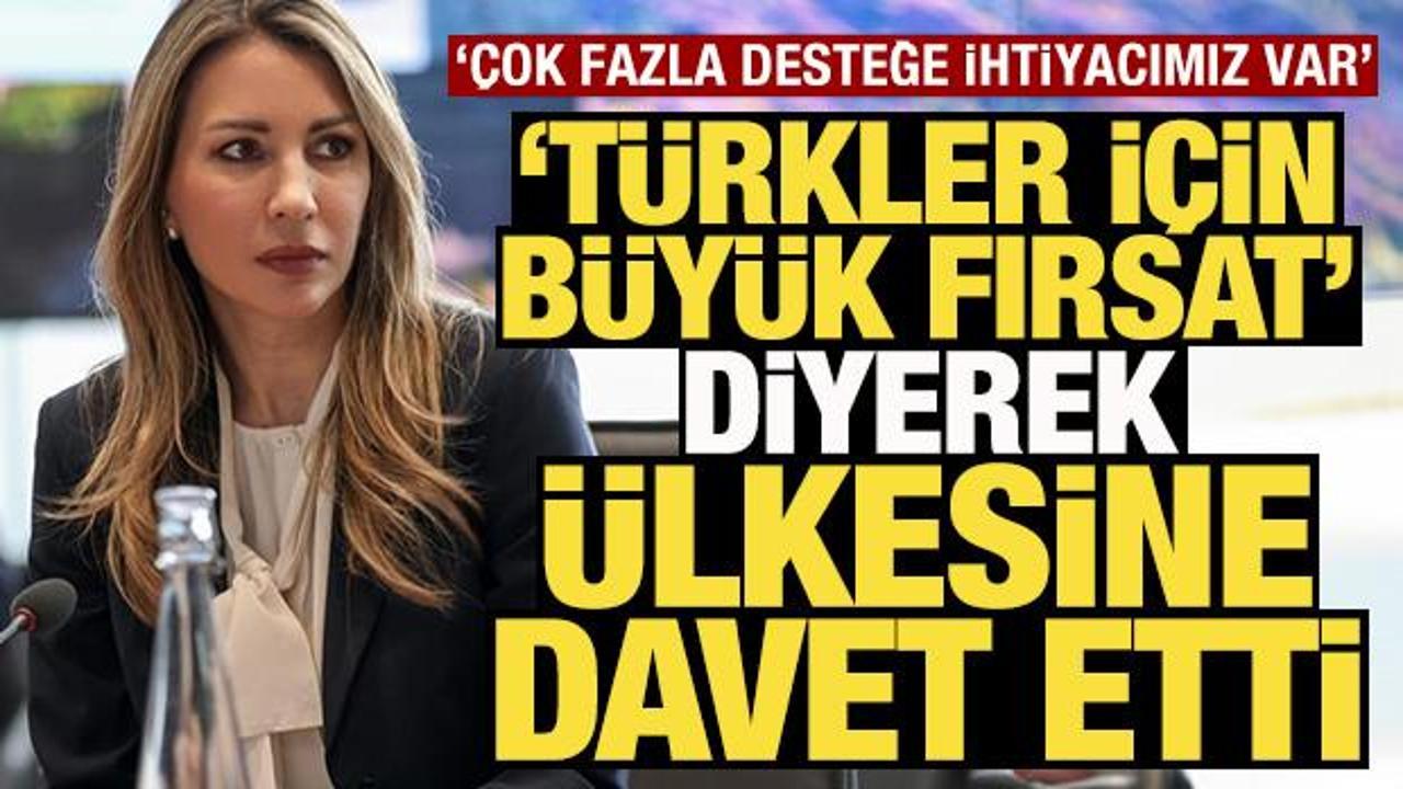 'T&uuml;rkler i&ccedil;in b&uuml;y&uuml;k fırsat' diyerek a&ccedil;ık a&ccedil;ık &uuml;lkesine davet etti
