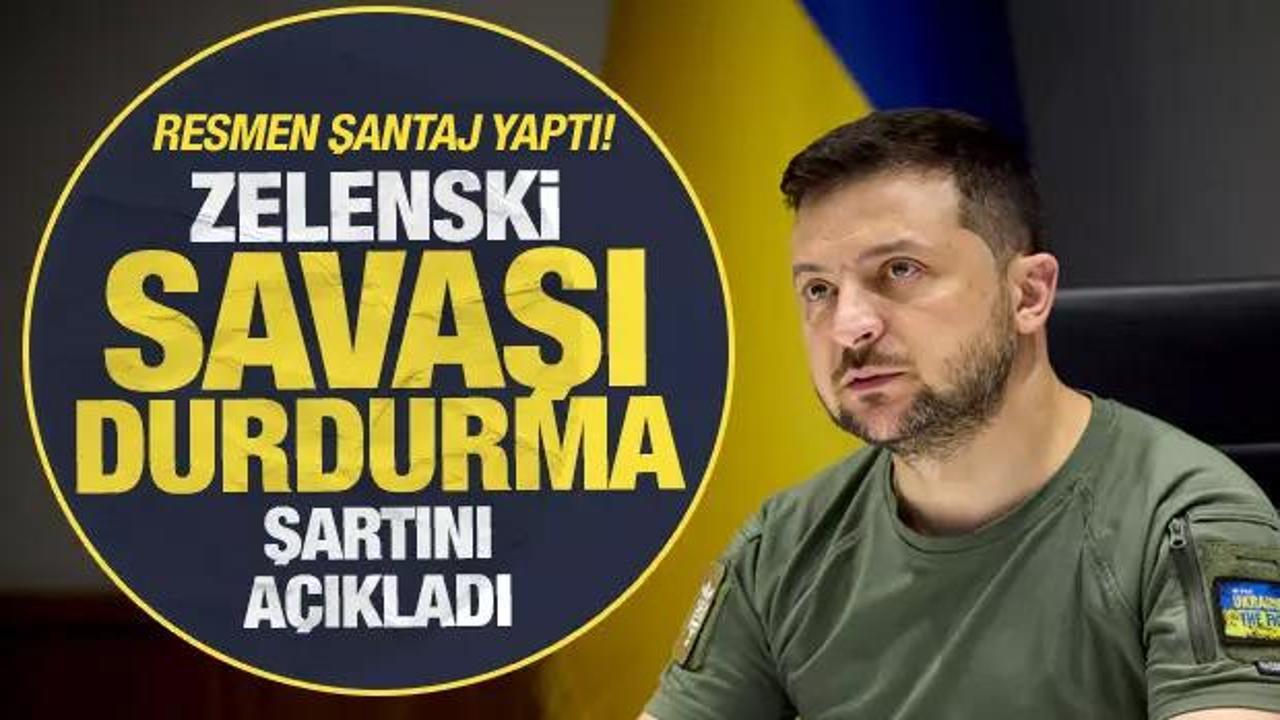 Ukrayna Başkanı Zelenski'den NATO'ya şantaj! Sıcak savaşı durdurma şartını açıkladı