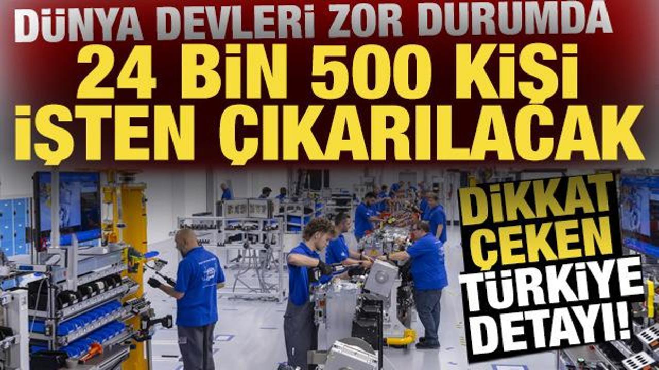 D&uuml;nya devleri zor durumda! 24 bin 500 kişi işten &ccedil;ıkarılacak