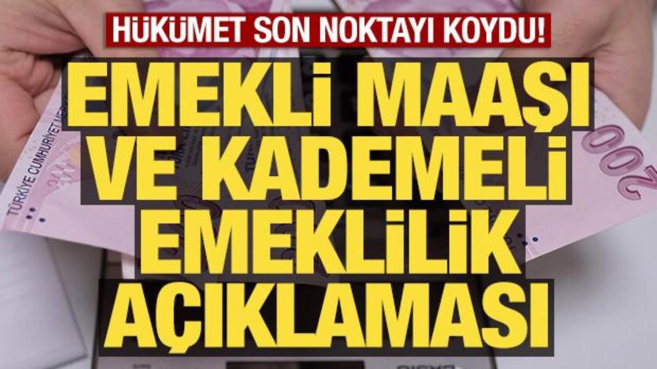 Bakan Işıkhan'dan emekli maaşı ve kademeli emeklilik a&ccedil;ıklaması! Noktayı koydu