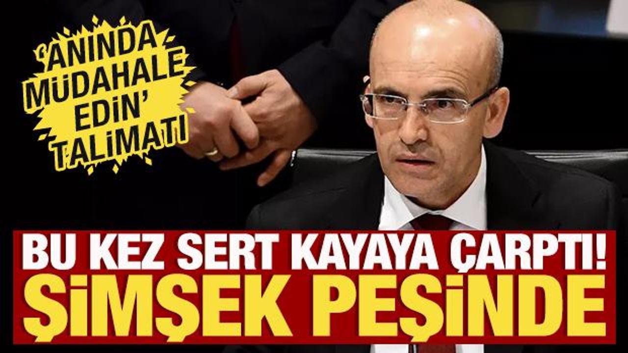 Bu kez sert kayaya çarptı! Bakan Şimşek ihbarın peşinde