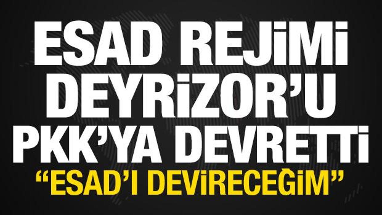 Suriye ordusu Deyrizor'u PKK'ya devretti! HTŞ lideri: Esad'ı devirmek istiyoruz