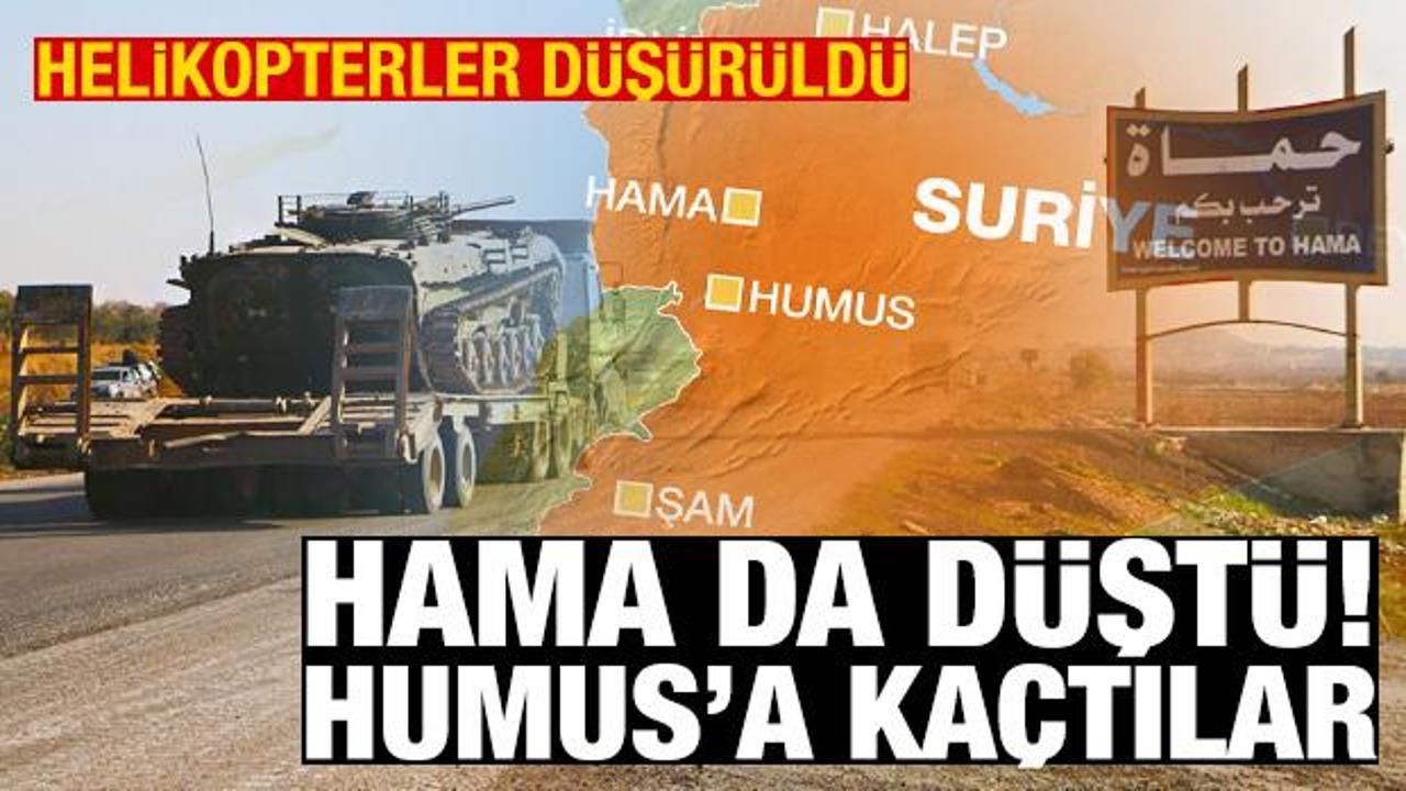 Esad rejimi Hama'yı da kaybetti! Yetkililer Humus'a ka&ccedil;tı