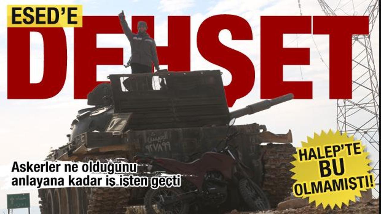 Halep&rsquo;te bu olmamıştı: Hama ve Humus&rsquo;ta Esed rejimine tank dehşeti! &Ccedil;ılgınca s&uuml;rd&uuml;ler