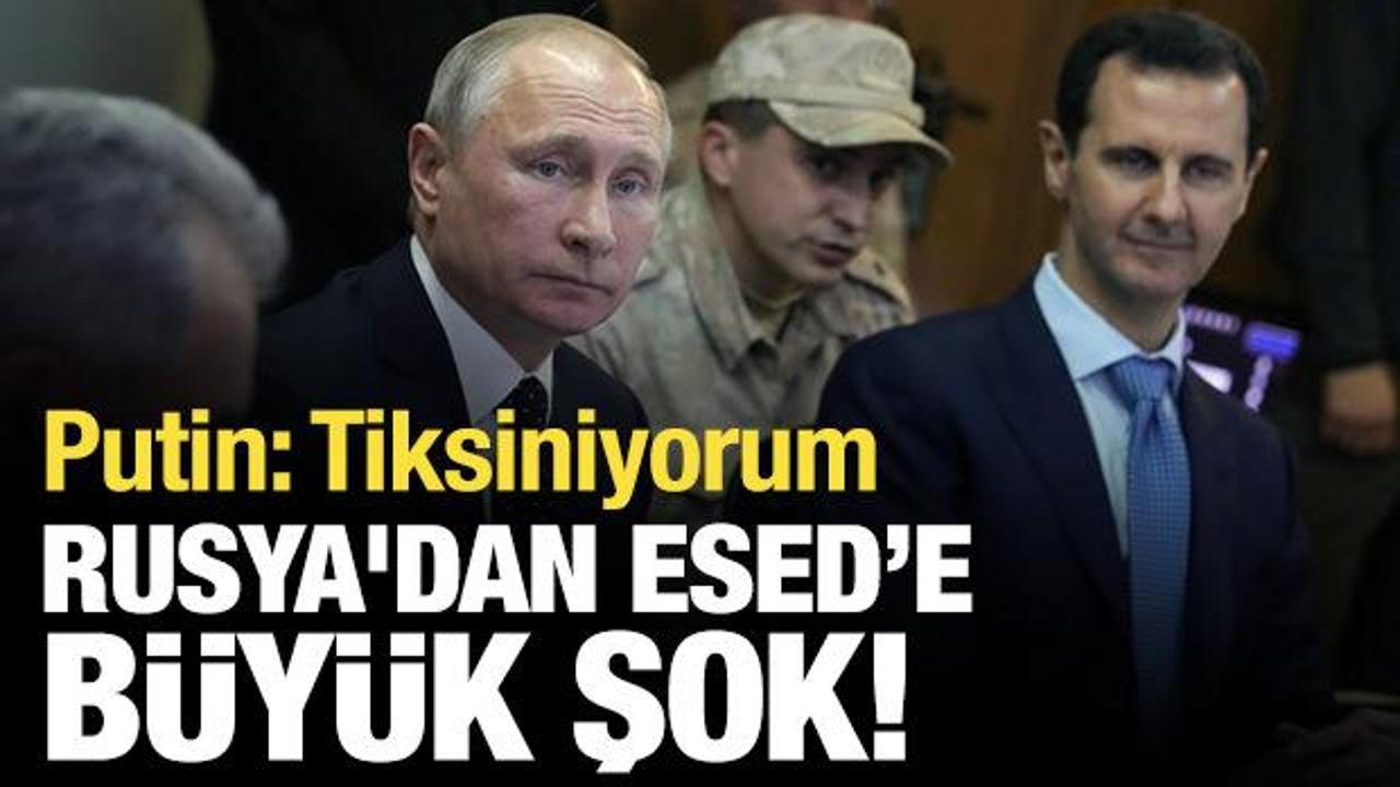 Rusya'dan Esed rejimine büyük şok! Putin: Tiksiniyorum