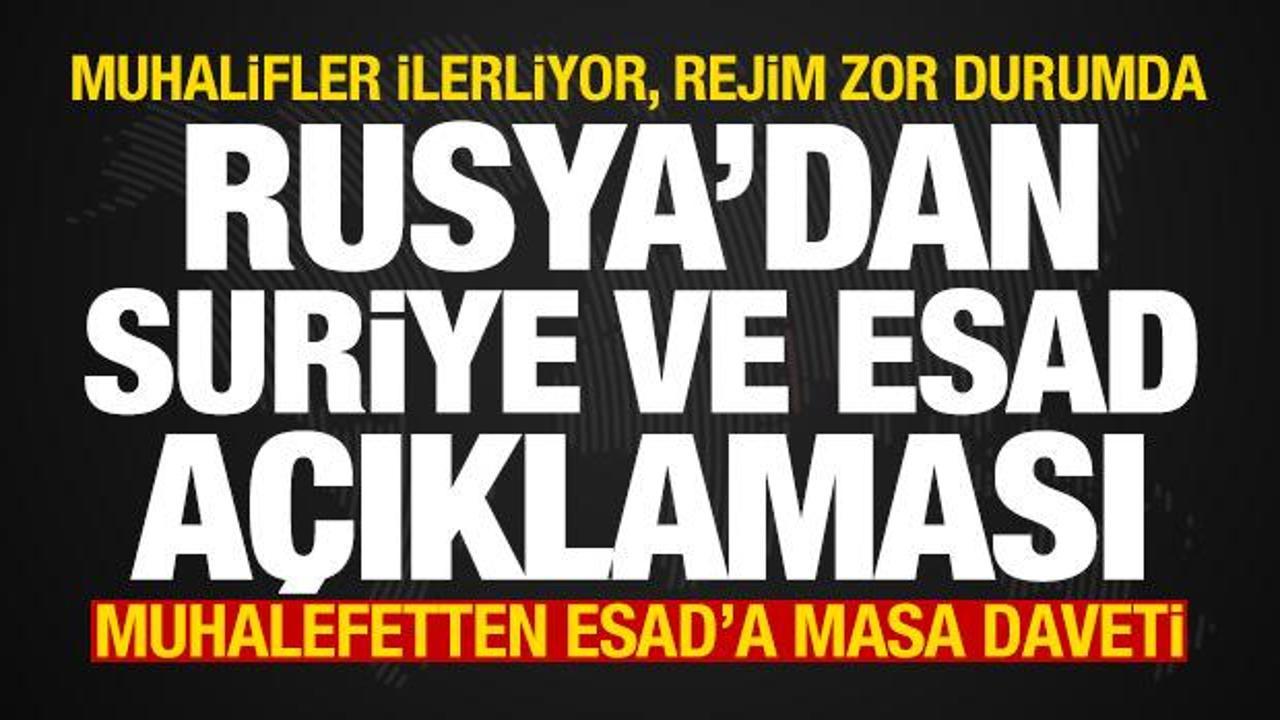 Kremlin: Esad'a destek devam edecek