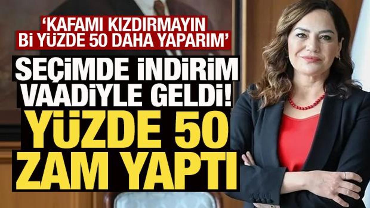 Seçimde indirim vaadi yapan başkan, yüzde 50 zam yaptı