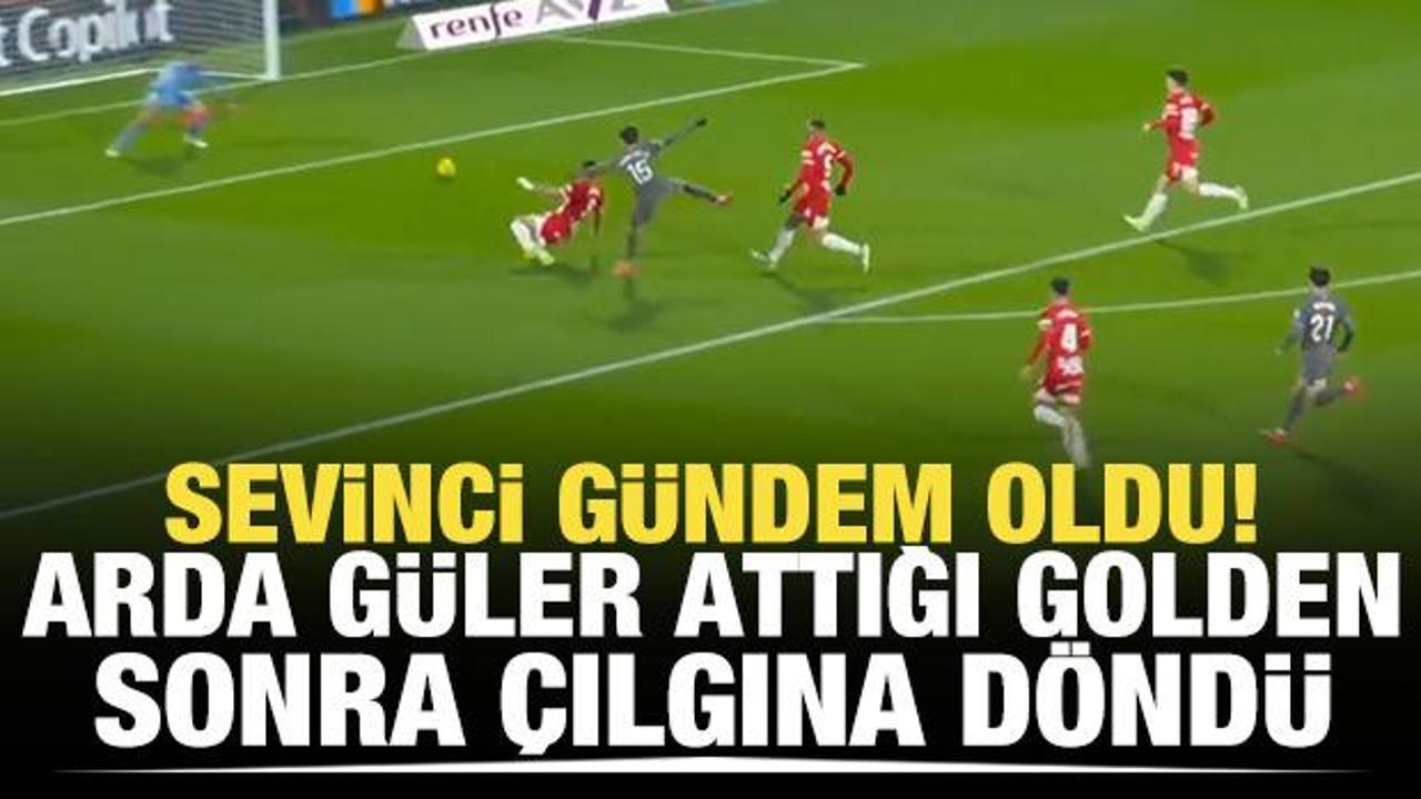 Sevinci gündem oldu! Arda Güler attığı golden sonra çılgına döndü