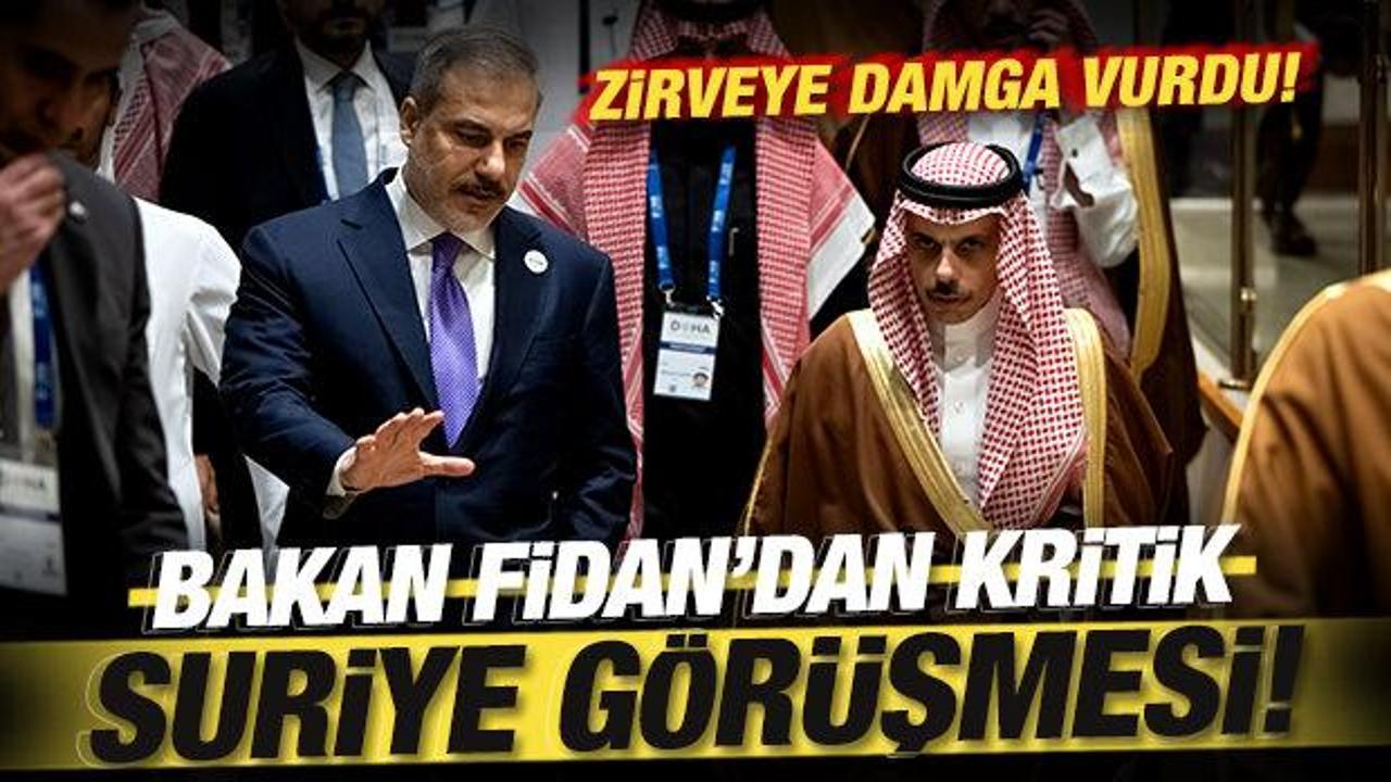 Son dakika: Bakan Fidan'dan kritik Suriye görüşmesi
