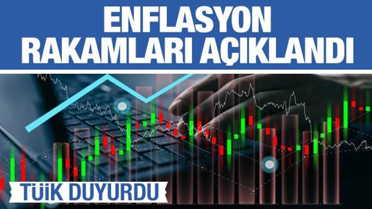 Son dakika: Enflasyon rakamları a&ccedil;ıklandı