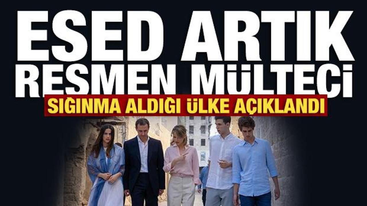 Son dakika haberi: Esed artık resmen mülteci! Sığınma aldığı ülke açıklandı