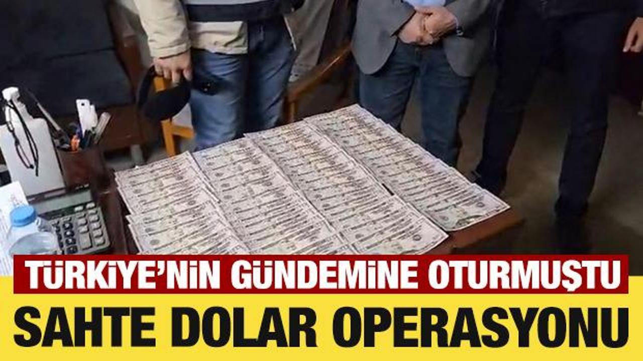 Son dakika: Sahte dolarları dolaşıma sokanlara operasyon!