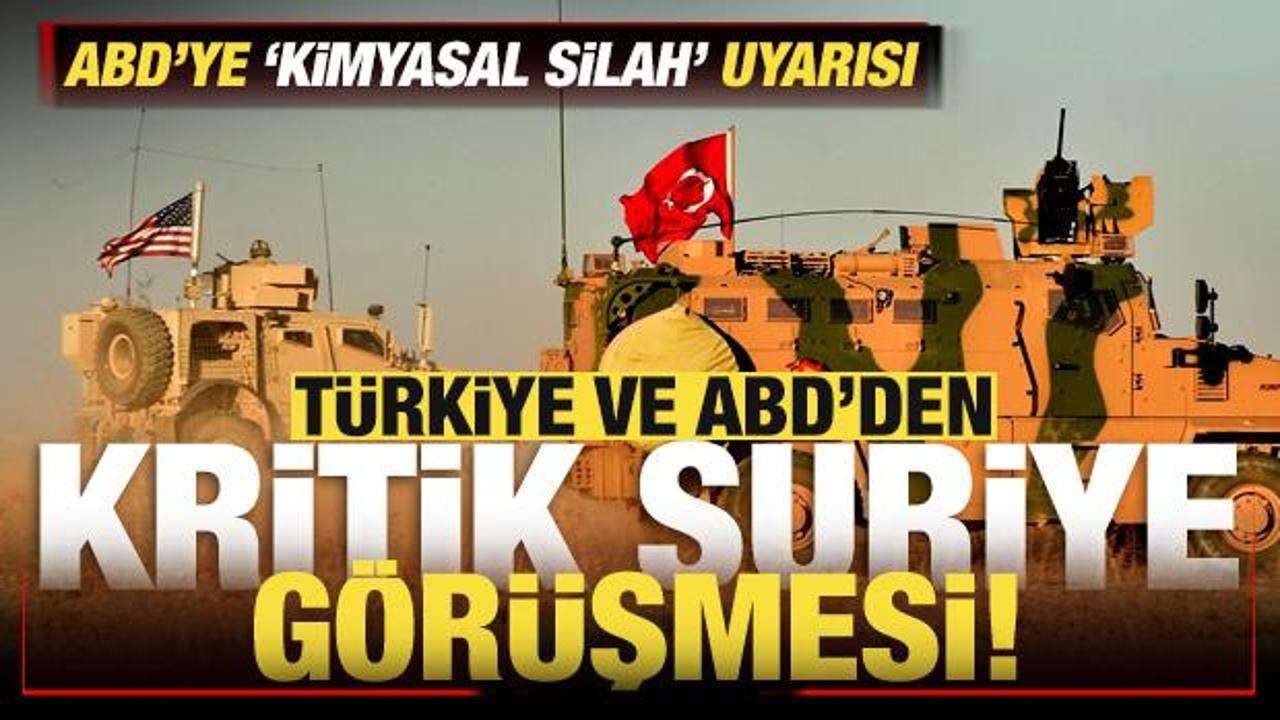 Son dakika: Türkiye ve ABD'den kritik Suriye görüşmesi! ABD'ye flaş çağrı