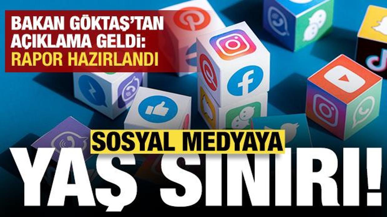 Sosyal medya kullanımına yaş sınırı geliyor mu? Bakan Göktaş'tan açıklama!