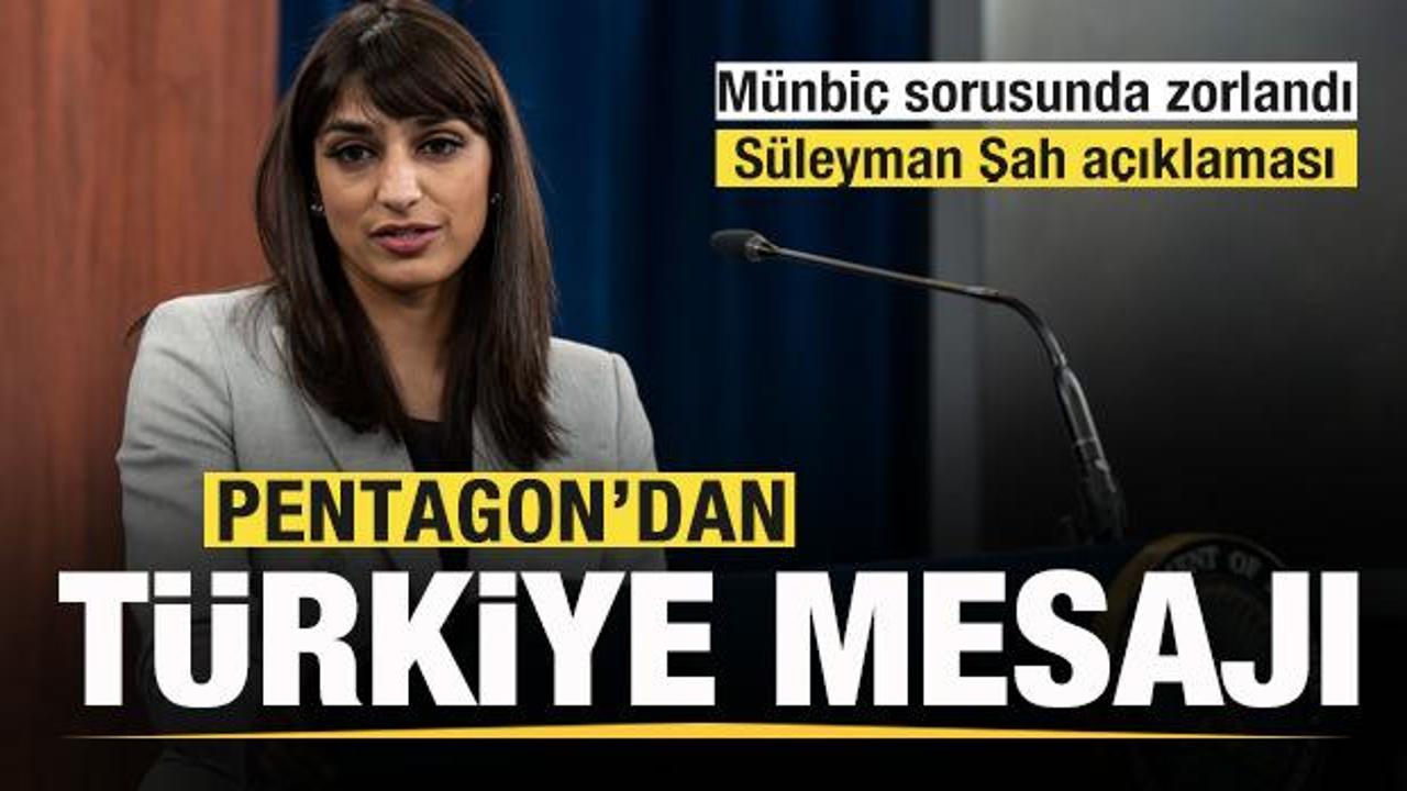 ABD'den son dakika T&uuml;rkiye mesajı! M&uuml;nbi&ccedil; sorusunda zorlandı! S&uuml;leyman Şah a&ccedil;ıklaması