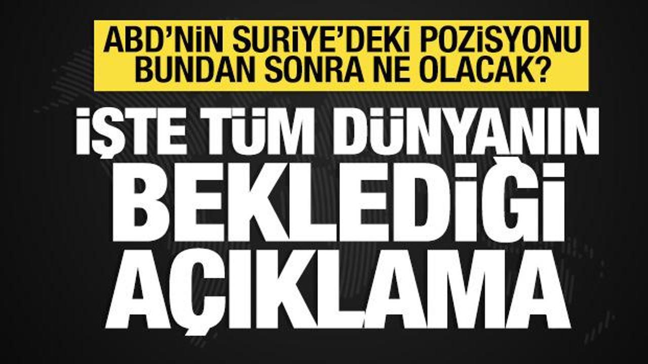 ABD'nin Suriye'deki pozisyonu ne olacak? Jake Sullivan açıkladı
