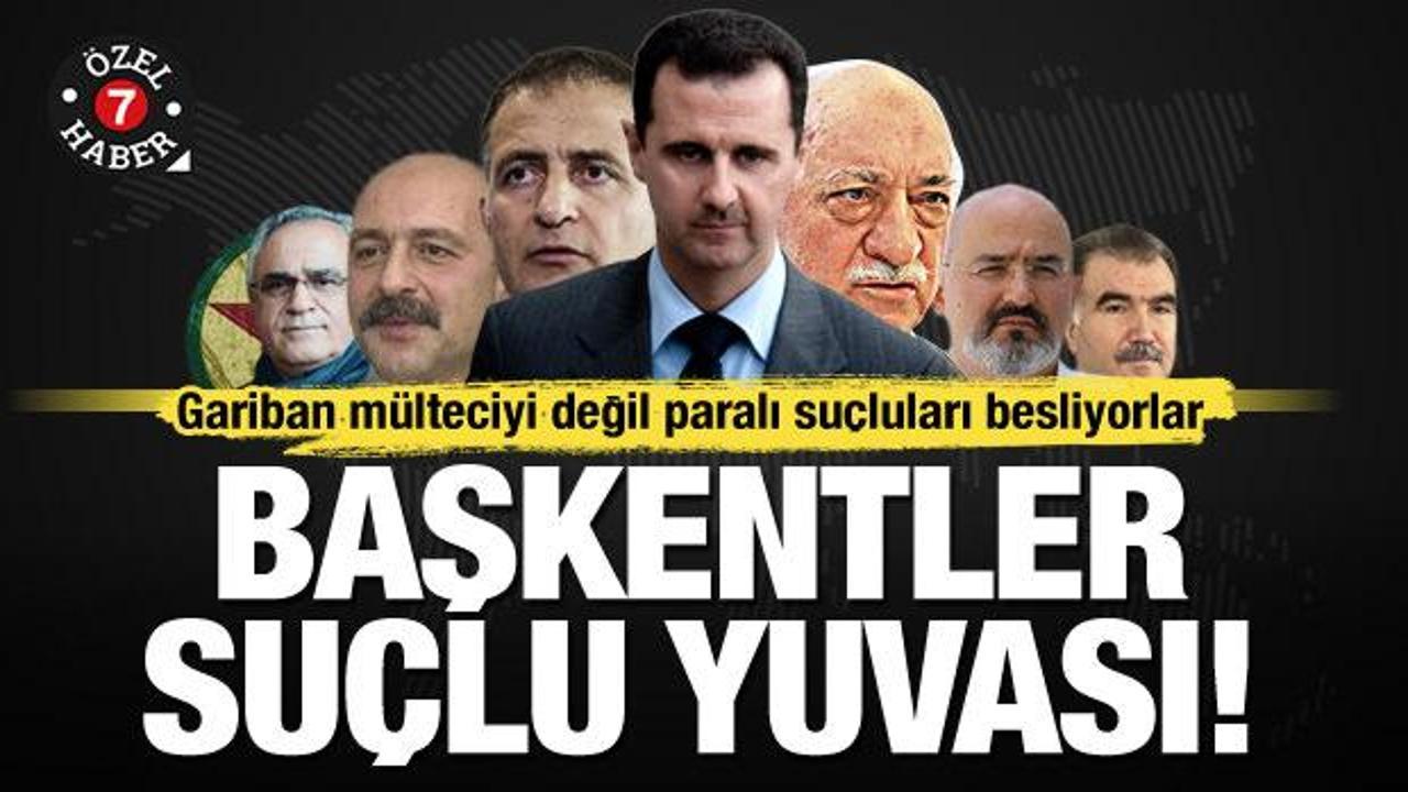 Başkentler suçlu yuvası... Gariban mülteciyi değil paralı suçluları besliyorlar