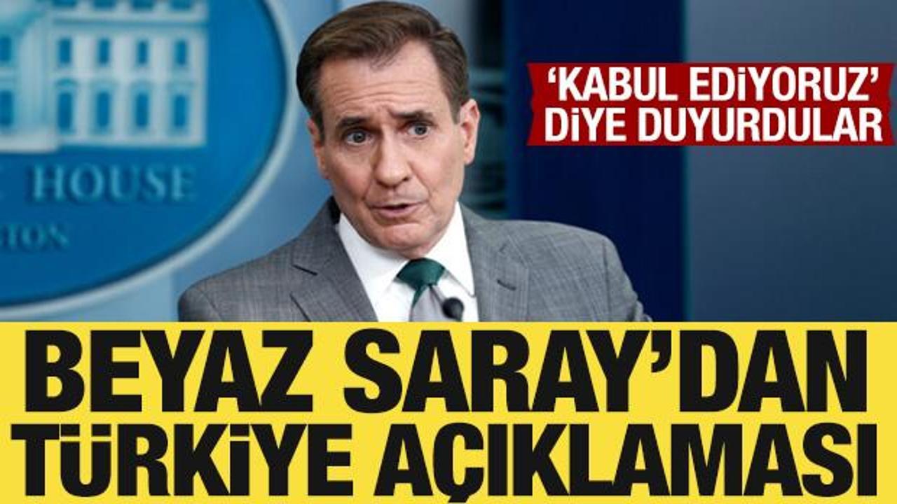 Beyaz Saray'dan Türkiye açıklaması: Endişelerini kabul ediyoruz