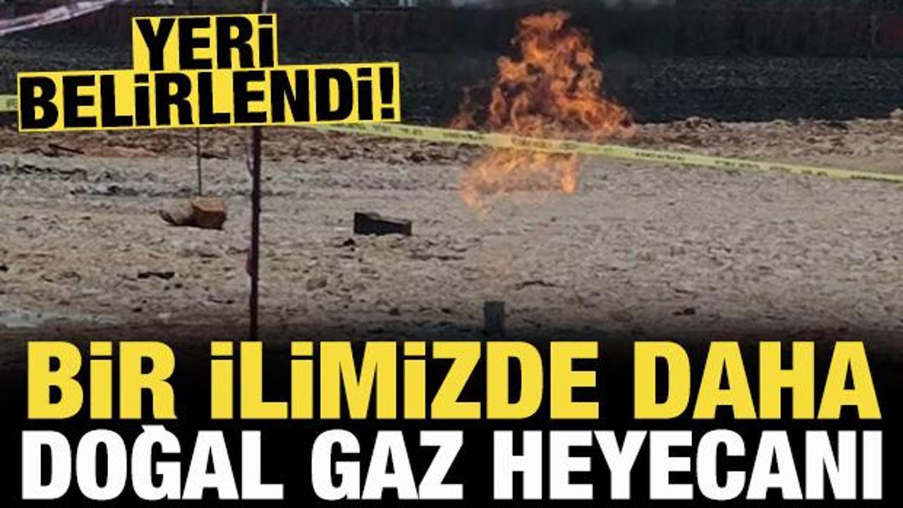 Bir ilimizde daha doğal gaz bulundu