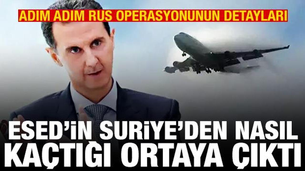 Esad'ın Suriye'den Rusya'ya nasıl ka&ccedil;tığı ortaya &ccedil;ıktı