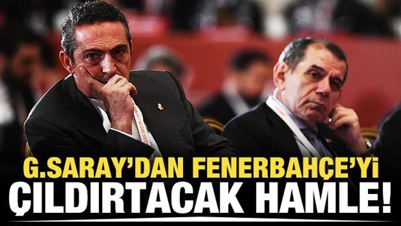 Galatasaray'dan Fenerbah&ccedil;e'yi &ccedil;ıldırtacak hamle!