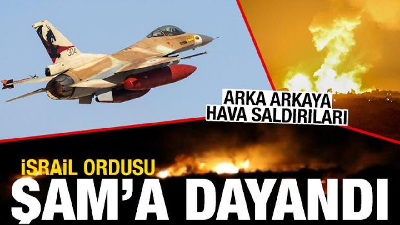 İsrail ordusu Şam'a dayandı! Hepsini yerle bir ettiler! Türkiye ve BM'den açıklama