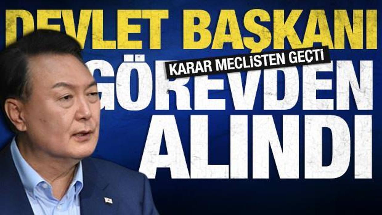 G&uuml;ney Kore Devlet Başkanı, g&ouml;revinden azledildi