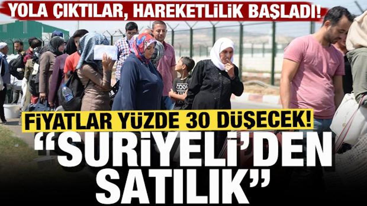 Suriyeliler dönüyor! Kiralarda yüzde 30’a kadar düşüş bekleniyor