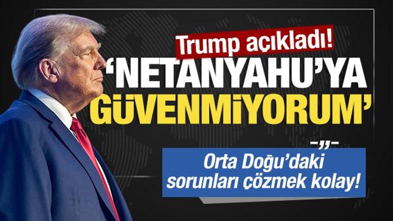 Trump'tan İran'a g&ouml;zdağı: Orta Doğu'daki sorunları &ccedil;&ouml;zmek kolay!