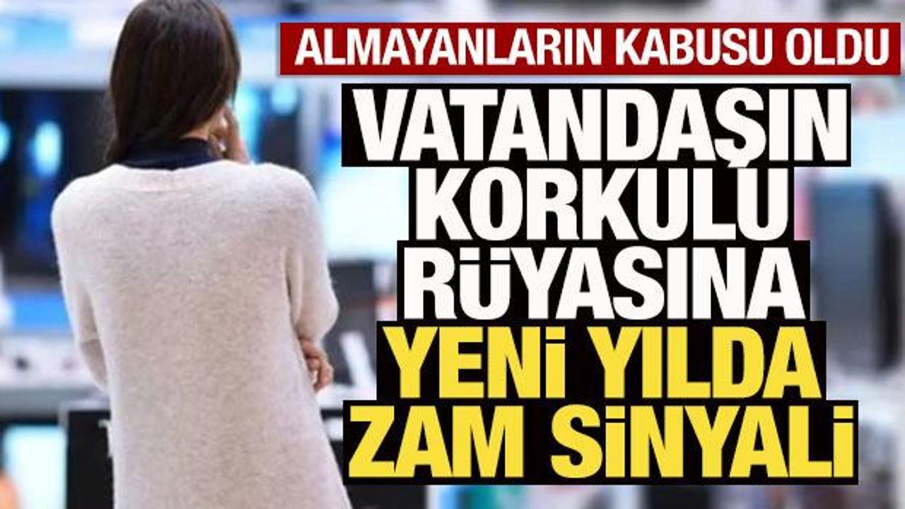 Vatandaşın korkulu rüyasına yeni yılda zam sinyali!