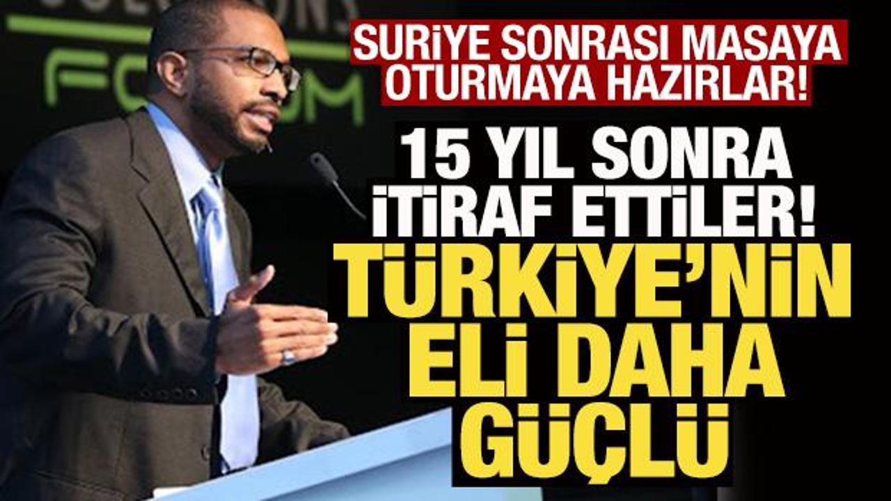 15 yıl sonra itiraf gibi a&ccedil;ıklama: 'T&uuml;rkiye'nin eli daha g&uuml;&ccedil;l&uuml;, masaya geliyorlar'
