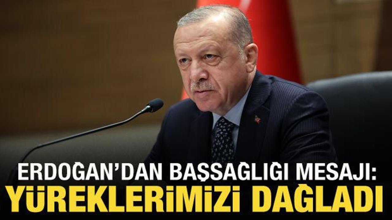 Cumhurbaşkanı Erdoğan'dan helikopter kazasında vefat edenler i&ccedil;in başsağlığı mesajı