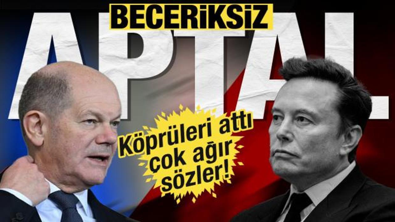 Elon Musk'tan Almanya Başbakanı Olaf Scholz'a: Derhal istifa etmeli. Beceriksiz aptal