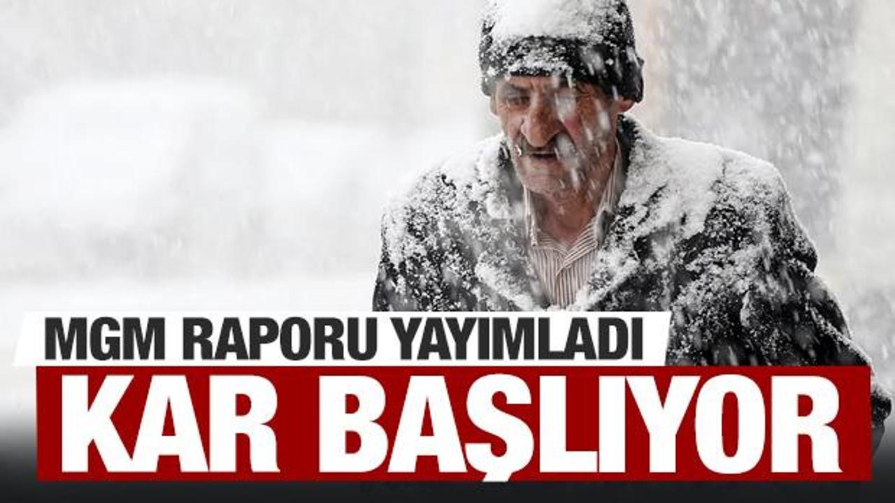 Kar geliyor..Meteoroloji'den son dakika açıklaması