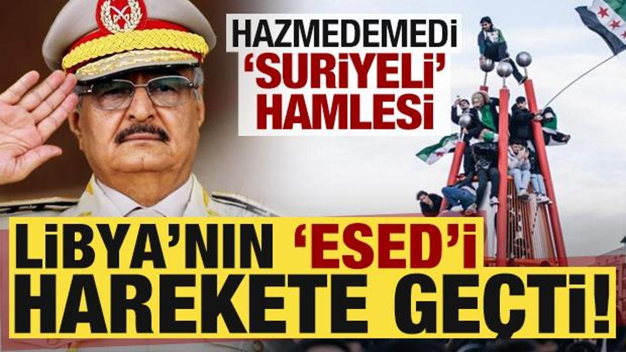 Libya'nın 'Esed'i harekete ge&ccedil;ti! Hazmedemedi: Suriyeli hamlesi...