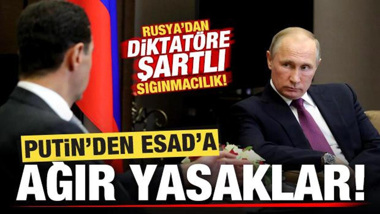 Rusya'dan şartlı sığınmacılık! Putin'den Esed'e ağır yasaklar