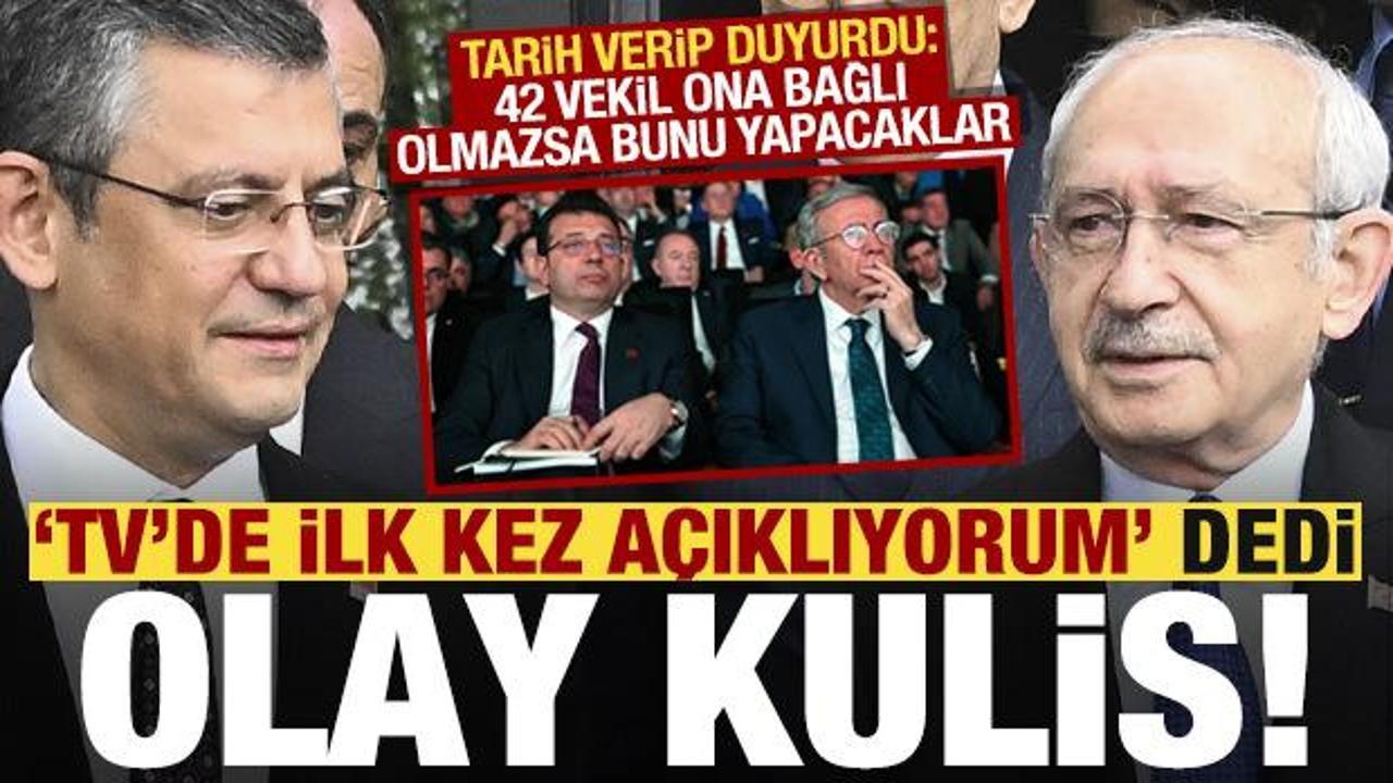 Son dakika: CHP ile ilgili olay kulis! Tarih verdi: 42 vekil ona bağlı, eğer olmazsa...