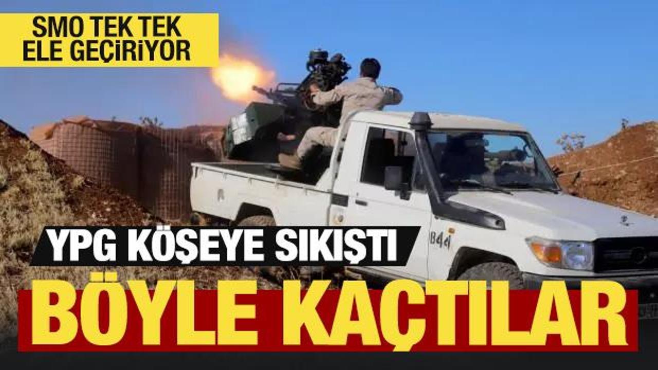 Ter&ouml;r &ouml;rg&uuml;t&uuml; YPG k&ouml;şeye sıkıştı! B&ouml;yle ka&ccedil;mak zorunda kaldılar